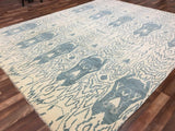 Indian Rug Hand Knotted Oriental Rug Very Fine Oushak Turkish Knot Oriental Area Rug 8'2X10'