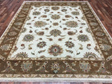 Indian Rug Hand Knotted Oriental Rug Very Fine Peshawar Area Rug 8'1X10'1