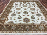 Indian Rug Hand Knotted Oriental Rug Very Fine Peshawar Area Rug 8'1X10'1