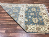 Indian Rug Hand Knotted Oriental Rug Very Fine Peshawar Oriental Area Rug 6'X9'3