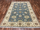 Indian Rug Hand Knotted Oriental Rug Very Fine Peshawar Oriental Area Rug 6'X9'3