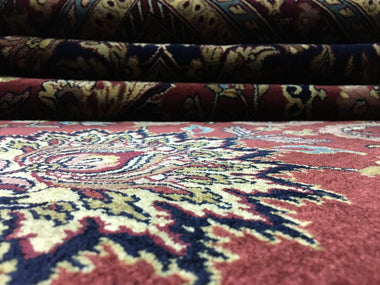 Indian Rug Hand Knotted Oriental Rug Very Fine Tabriz Area Rug 8'9X12'