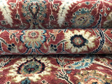 3'x8' Very Fine Persian Silk Tabriz Runner Rug