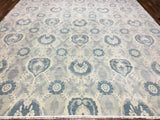 Indian Rug Hand Knotted Oriental Rug Very Fine Turkish Knot Oushak Area Rug 11'9X15'