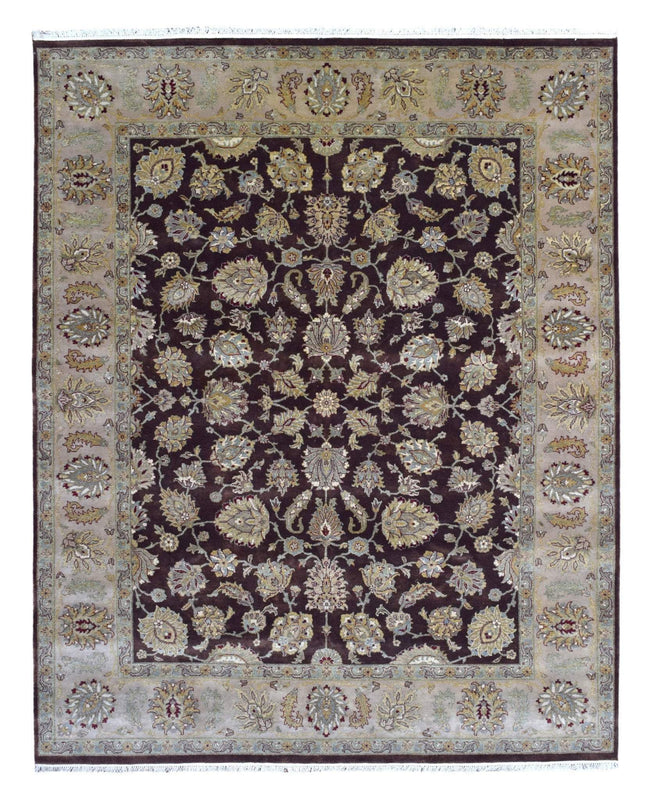 Kazakstan Hand Knotted Oriental Rug Fine Chobi Peshawar 7'10x9'9 Oriental Area Rug