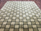 Nepal Rug Hand Knotted Oriental Rug Fine Modern Nepali Oriental Rug with Silk 10'3x14'1