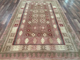 Nepal Rug Hand Knotted Oriental Rug Fine Symbolic Silk Nepali Oriental Rug 5'5x8'3