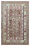 Nepal Rug Hand Knotted Oriental Rug Fine Symbolic Silk Nepali Oriental Rug 5'5x8'3