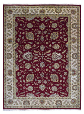 Oriental India Hand Knotted Oriental Rug Fine Large Chobi Peshawar Oriental Rug 9' x 12'
