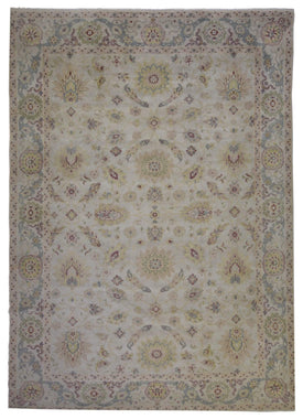 Pakistan Hand Knotted Oriental Rug Agra Oriental Area Rug 10'X13'10