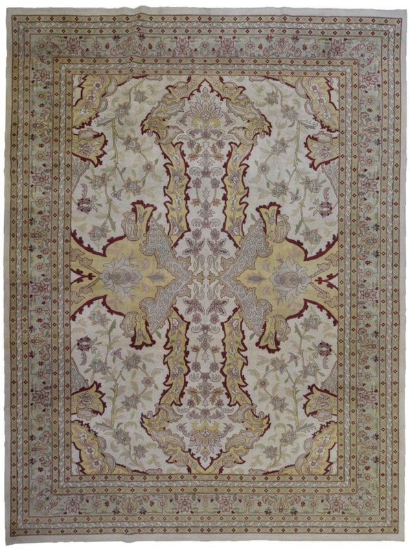 Pakistan Hand Knotted Oriental Rug Fine Bijar Area Rug 9'10 X 12'9