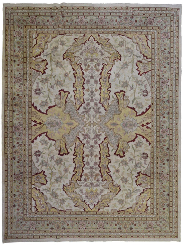 Pakistan Hand Knotted Oriental Rug Fine Bijar Area Rug 9'10 X 12'9