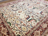 Pakistan Hand Knotted Oriental Rug Fine Imperial Peshawar Oriental Rug 11'4x13'7