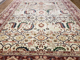 Pakistan Hand Knotted Oriental Rug Fine Imperial Peshawar Oriental Rug 11'4x13'7