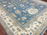 Pakistan Hand Knotted Oriental Rug Large Oushak Oriental Rug 9'9x13'9