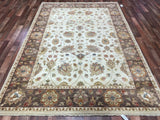 Pakistan Rug Hand Knotted Oriental Rug Fine Chobi Peshawar Area Rug 6'x9'