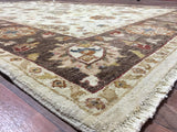 Pakistan Rug Hand Knotted Oriental Rug Fine Chobi Peshawar Area Rug 6'x9'