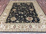 Pakistan Rug Hand Knotted Oriental Rug Fine Chobi Peshawar Large Rug 8'1x9'11