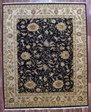 Pakistan Rug Hand Knotted Oriental Rug Fine Chobi Peshawar Large Rug 8'1x9'11