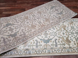 Pakistan Rug Hand Knotted Oriental Rug Fine Oriental Oushak Runner 2'4x24'