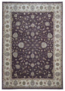 Pakistan Rug Hand Knotted Oriental Rug Fine Peshawar Area Rug 10'x14'