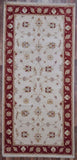 Pakistan Rug Hand Knotted Oriental Rug Fine Peshawar Oriental Runner Rug 4'9x10'2