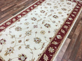Pakistan Rug Hand Knotted Oriental Rug Fine Peshawar Oriental Runner Rug 4'9x10'2