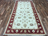 Pakistan Rug Hand Knotted Oriental Rug Fine Peshawar Oriental Runner Rug 4'9x10'2