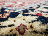 Pakistan Rug Hand Knotted Oriental Rug Fine Tabriz Runner Rug with Silk 3'2x10'