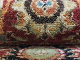 Pakistan Rug Hand Knotted Oriental Rug Fine Tabriz Runner Rug with Silk 3'2x10'