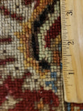 Pakistan Rug Hand Knotted Oriental Rug Fine Tabriz Runner Rug with Silk 3'2x10'