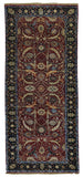 Pakistan Rug Hand Knotted Oriental Rug Fine Tabriz Runner Rug with Silk 3'2x10'