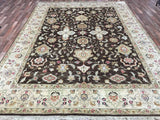 Pakistan Rug Hand Knotted Oriental Rug Large Fine Chobi Peshawar Area Rug 8'9x12