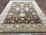 Pakistan Rug Hand Knotted Oriental Rug Large Fine Chobi Peshawar Area Rug 8'9x12