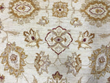 Pakistan Rug Hand Knotted Oriental Rug Very Fine Gilded Venetian Peshawar Rug 10'x13'6