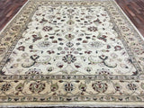 Pakistan Rug Hand Knotted Oriental Rug Very Fine Venetian Inspired Peshawar Area Rug 8'1x9'10