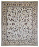 Pakistan Rug Hand Knotted Oriental Rug Very Fine Venetian Inspired Peshawar Area Rug 8'1x9'10