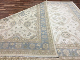 Pakistan Rug Hand Knotted Oriental Rug Very Fine Venetian Inspired Peshawar Area Rug 9'10X13'10