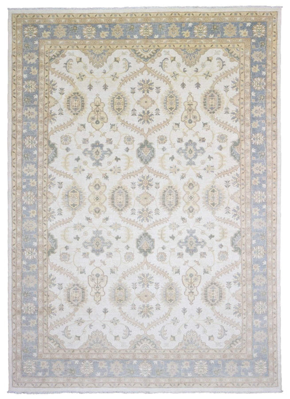 Pakistan Rug Hand Knotted Oriental Rug Very Fine Venetian Inspired Peshawar Area Rug 9'10X13'10