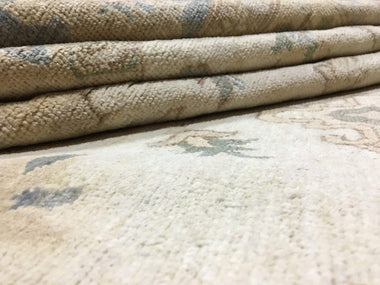 Pakistan Rug Hand Knotted Oriental Rug Very Fine Venetian Inspired Peshawar Area Rug 9'10X13'10