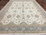 Pakistan Rug Hand Knotted Oriental Rug Very Fine Venetian Inspired Peshawar Area Rug 9'10X13'10