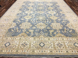 Pakistan Rug Hand Knotted Oriental Rug Very Fine Venetian Peshawar Area Rug 10'3x14'2