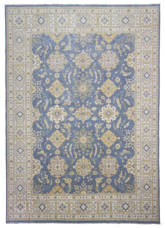 Pakistan Rug Hand Knotted Oriental Rug Very Fine Venetian Peshawar Area Rug 10'3x14'2