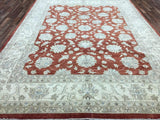 Pakistan Rug Hand Knotted Oriental Rug Very Fine Venetian Peshawar Area Rug 8'10'x12'