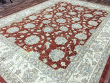 Pakistan Rug Hand Knotted Oriental Rug Very Fine Venetian Peshawar Area Rug 8'10'x12'