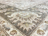 Pakistani Rug Hand Knotted Oriental Rug 8'1x9'9 Fine Venetian Peshawar Oriental Rug