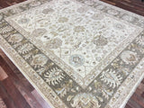 Pakistani Rug Hand Knotted Oriental Rug 8'1x9'9 Fine Venetian Peshawar Oriental Rug