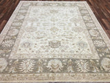 Pakistani Rug Hand Knotted Oriental Rug 8'1x9'9 Fine Venetian Peshawar Oriental Rug