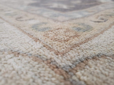 Pakistani Rug Hand Knotted Oriental Rug Fine Golden Peshawar Area Rug 9'4x14'