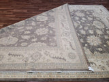 Pakistani Rug Hand Knotted Oriental Rug Fine Golden Peshawar Area Rug 9'4x14'